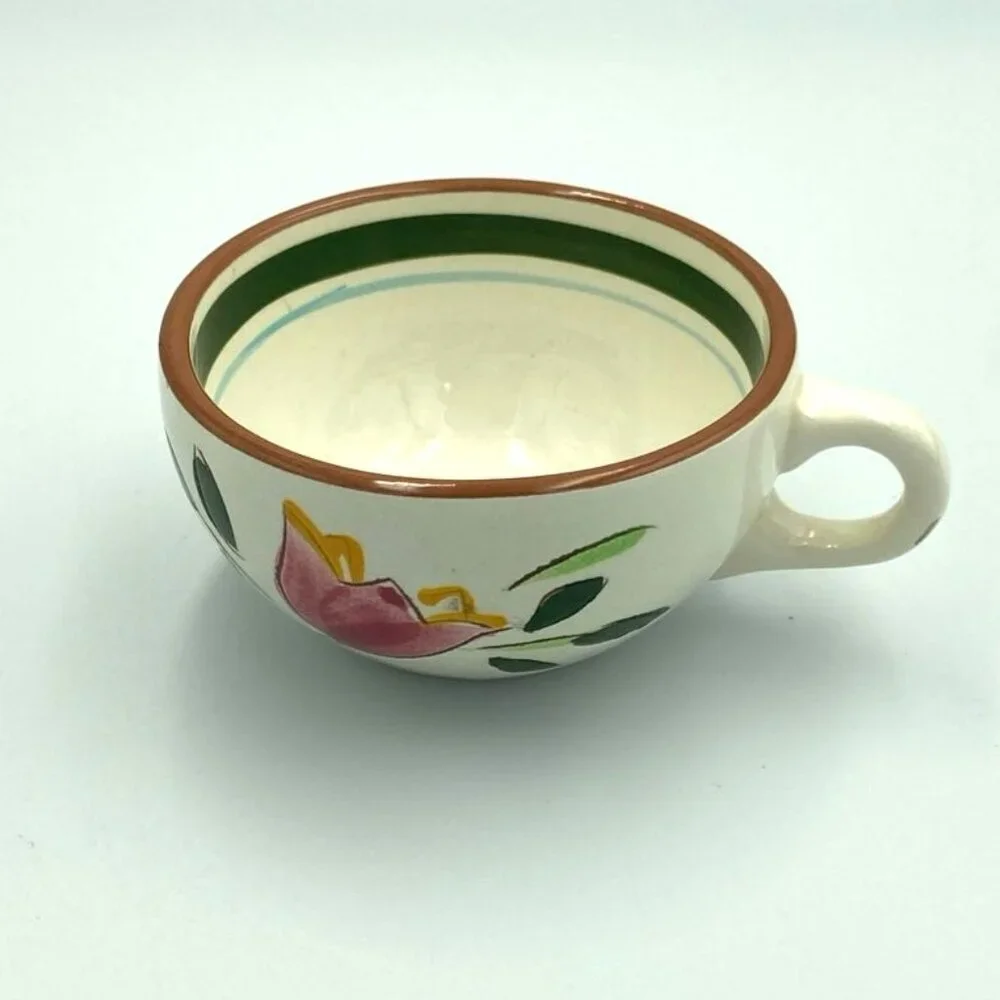Vtg Stangl Pottery‎ Country Garden Cup & Saucer MCM USA